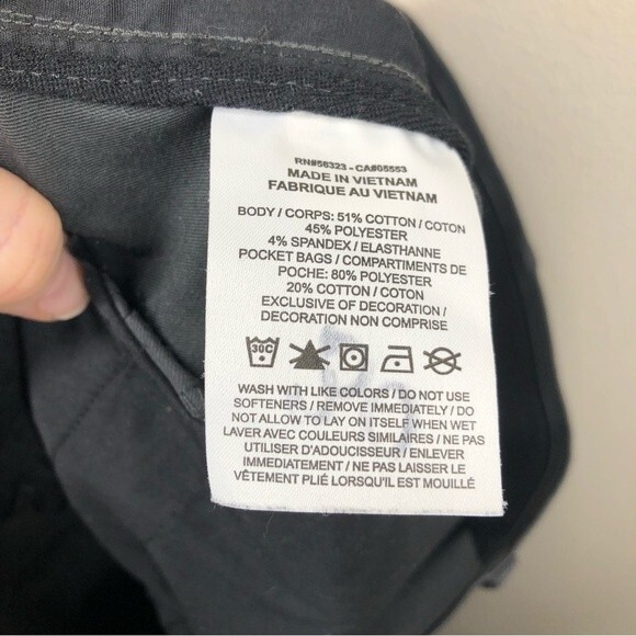 Nike Dri-FIT UV Men's Standard Fit Golf Chino Pants Dark Smoke Gray 32x30 - Picture 5 of 9